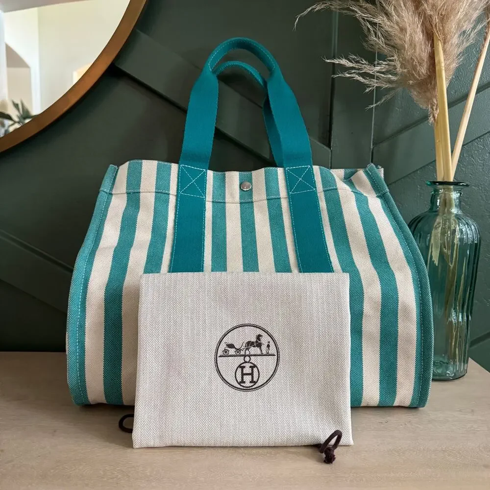 Hermes toile cannes gm stripe 010